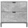 Table de chevet Gris béton 63,5 x 36 x 61 cm Bois d'ingénierie 629363629363