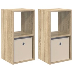 Table de chevet 2 pcs Chêne Sonoma 30,5 x 27 x 59,5 cm 629364629364