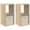 Table de chevet 2 pcs Chêne Sonoma 30,5 x 27 x 59,5 cm 629364629364