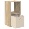 Table de chevet 2 pcs Chêne Sonoma 30,5 x 27 x 59,5 cm 629364629364