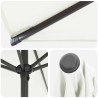 Parasol de jardin avec base 270 x 270 cm Polyester 629368629368