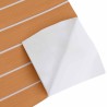 Tapis de bateau Rayé Marron et blanc 240 x 60 cm EVA 629372629372