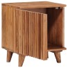 Table de chevet faite main Marron Teck 40 x 30 x 45 cm 629373629373