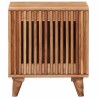 Table de chevet faite main Marron Teck 40 x 30 x 45 cm 629373629373