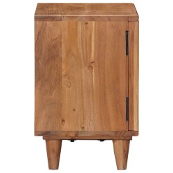 Table de chevet faite main Marron Teck 40 x 30 x 45 cm 629373629373