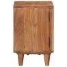 Table de chevet faite main Marron Teck 40 x 30 x 45 cm 629373629373