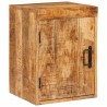 Table de chevet 2 pcs Marron Bois de mangue massif 629374629374