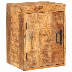 Table de chevet 2 pcs Marron Bois de mangue massif 629374629374