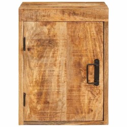 Table de chevet 2 pcs Marron Bois de mangue massif 629374629374
