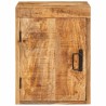Table de chevet 2 pcs Marron Bois de mangue massif 629374629374