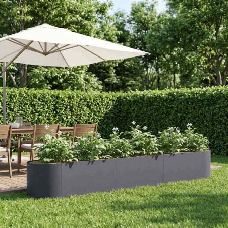 Jardin surélevé Anthracite 300 x 40 x 40 cm Acier 629375629375