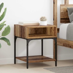 Table de chevet 2 pcs Bois ancien 40 x 40 x 50 cm 629376629376
