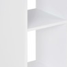 Table de bar Blanc et béton 60x60x110 cm 629377629377