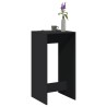 Table de bar noir 51x50x103,5 cm bois d'ingénierie 629378629378