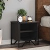 Tables de chevet 2 pcs noir 40x30x40 cm bois d'ingénierie 629384629384