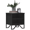 Tables de chevet 2 pcs noir 40x30x40 cm bois d'ingénierie 629384629384