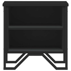 Tables de chevet 2 pcs noir 40x30x40 cm bois d'ingénierie 629384629384