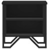 Tables de chevet 2 pcs noir 40x30x40 cm bois d'ingénierie 629384629384