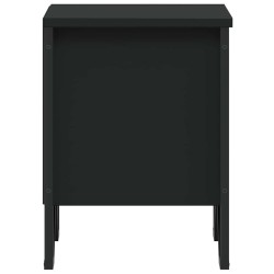 Tables de chevet 2 pcs noir 40x30x40 cm bois d'ingénierie 629384629384