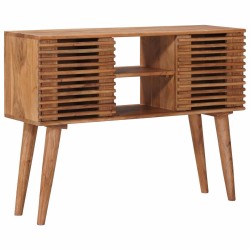 Table d'appoint faite main Marron Teck 100 x 30 x 75 cm 629392629392