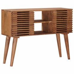 Table d'appoint faite main Marron Teck 100 x 30 x 75 cm 629392629392