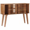 Table d'appoint faite main Marron Teck 100 x 30 x 75 cm 629392629392