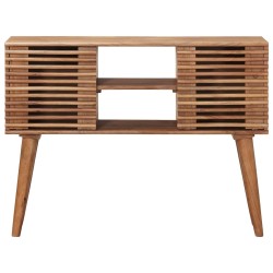 Table d'appoint faite main Marron Teck 100 x 30 x 75 cm 629392629392