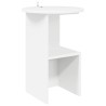 Table d'appoint Blanc Ø 39,5 x 55 cm Bois d'ingénierie 629393629393