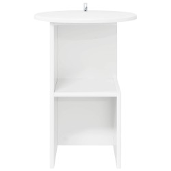 Table d'appoint Blanc Ø 39,5 x 55 cm Bois d'ingénierie 629393629393