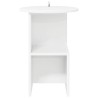 Table d'appoint Blanc Ø 39,5 x 55 cm Bois d'ingénierie 629393629393