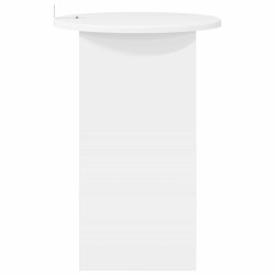Table d'appoint Blanc Ø 39,5 x 55 cm Bois d'ingénierie 629393629393