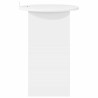 Table d'appoint Blanc Ø 39,5 x 55 cm Bois d'ingénierie 629393629393