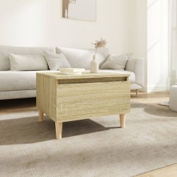 Table d'appoint Chêne sonoma 50x46x35 cm Bois d'ingénierie 629395629395