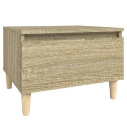 Table d'appoint Chêne sonoma 50x46x35 cm Bois d'ingénierie 629395629395