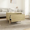 Table d'appoint Chêne sonoma 50x46x35 cm Bois d'ingénierie 629395629395