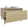 Table d'appoint Chêne sonoma 50x46x35 cm Bois d'ingénierie 629395629395