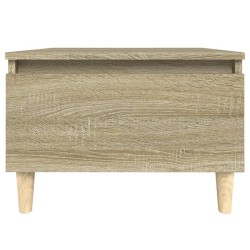 Table d'appoint Chêne sonoma 50x46x35 cm Bois d'ingénierie 629395629395
