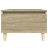 Table d'appoint Chêne sonoma 50x46x35 cm Bois d'ingénierie 629395629395
