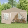 Tente de fête pop-up 288 x 288 x 245 cm Crème Tissu Oxford 629401629401