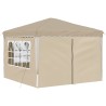 Tente de fête pop-up 288 x 288 x 245 cm Crème Tissu Oxford 629401629401