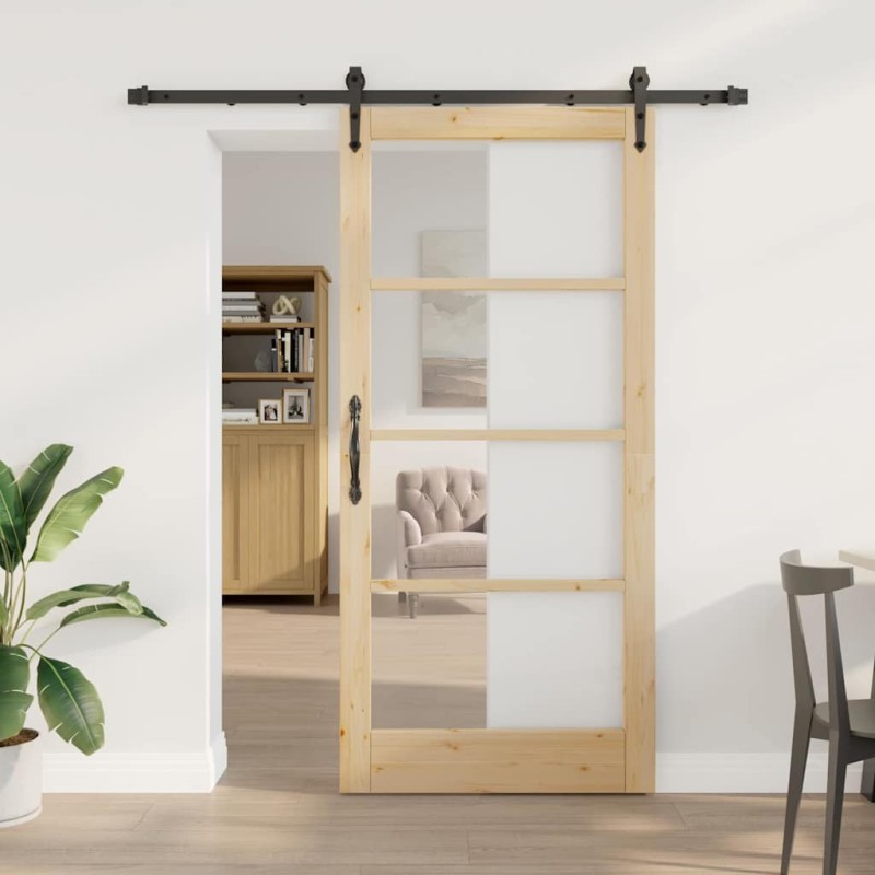 Porte coulissante Naturel 93 x 202 cm 629404629404