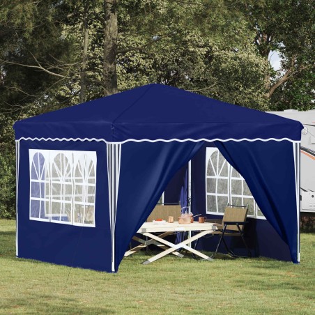 Tente de fête pop-up 288 x 288 x 245 cm Bleu Tissu Oxford 629407629407