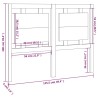 Tête de lit 125,5x4x100 cm Bois massif de pin 629410629410