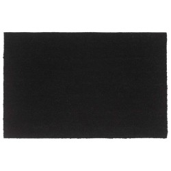 Tapis de porte noir 65x100 cm fibre de coco touffeté 629419629419