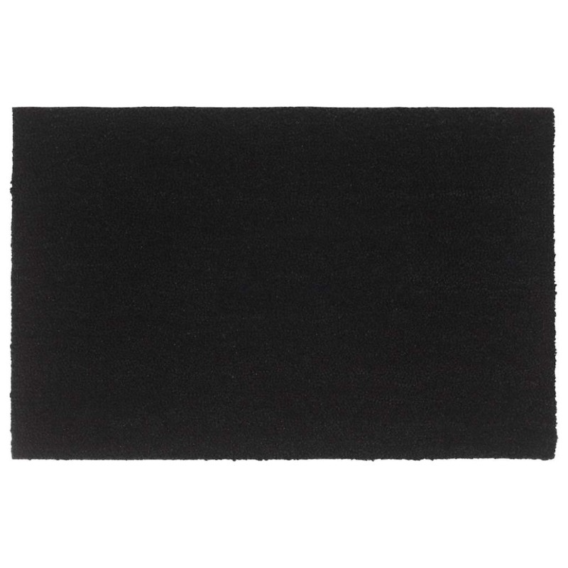Tapis de porte noir 65x100 cm fibre de coco touffeté 629419629419