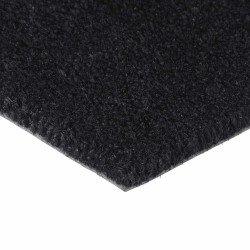 Tapis de porte noir 65x100 cm fibre de coco touffeté 629419629419