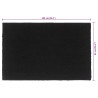 Tapis de porte noir 65x100 cm fibre de coco touffeté 629419629419