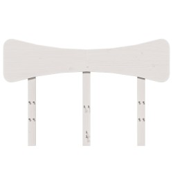 Tête de lit blanc 120 cm bois massif de pin 629433629433
