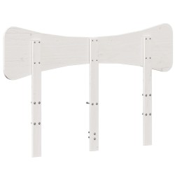Tête de lit blanc 120 cm bois massif de pin 629433629433