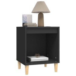 Tables de chevet 2 pcs Noir 40x35x50 cm 629444629444